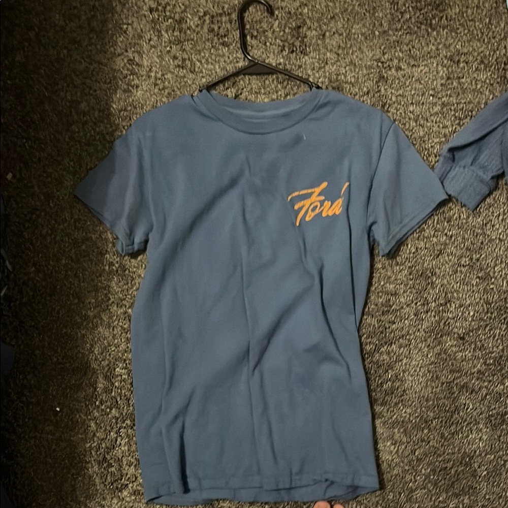 Blue Ford T-Shirt with Yellow Logo